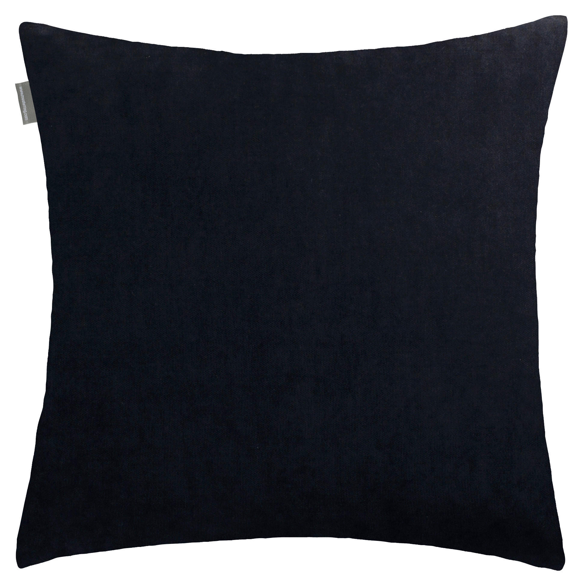 KISSENHÜLLE MR-SQUARE  - Schwarz/Weiß, Basics, Textil (45cm) - Musterring