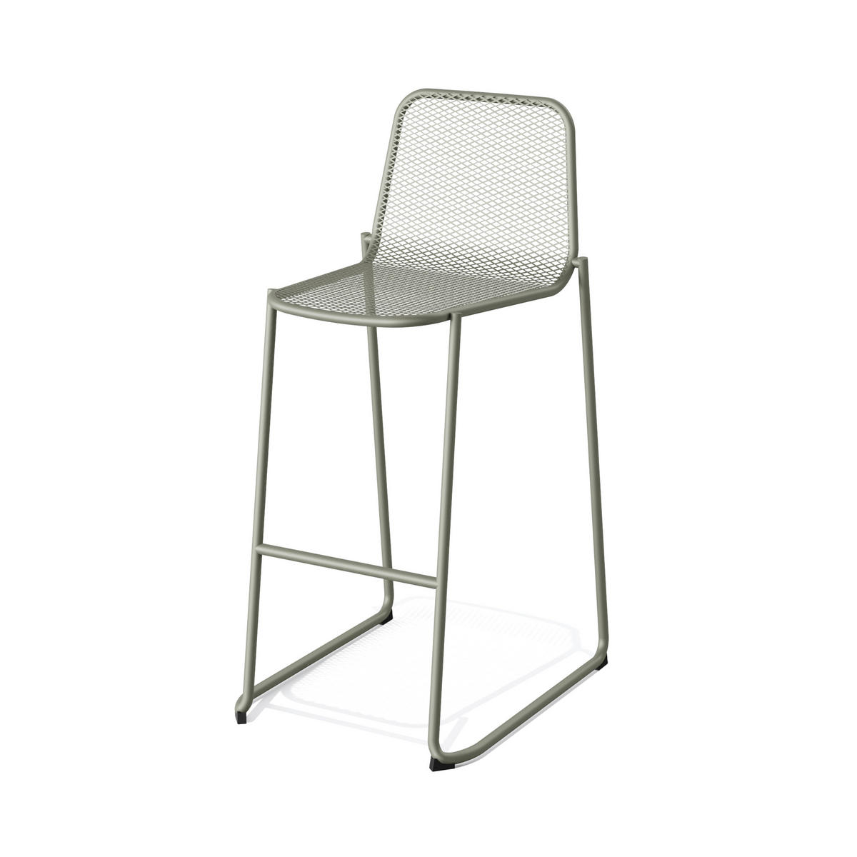 GARTEN-BARHOCKER Grün Stahl stapelbar, UV-beständig  - Grün, MODERN, Metall (52/105/52cm) - Gardenson