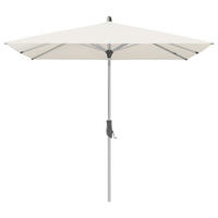 SONNENSCHIRM 250x200 cm  - Alufarben/Weiß, KONVENTIONELL, Textil/Metall (250/200cm) - Glatz