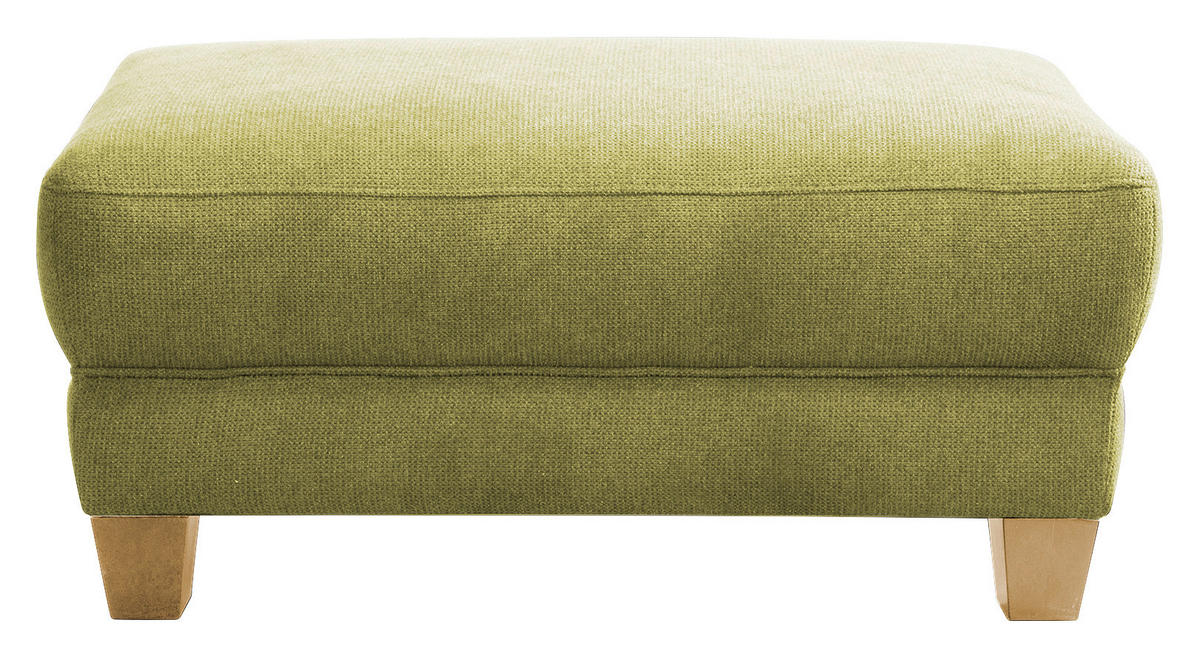 HOCKER in Textil Grün  - Naturfarben/Grün, Konventionell, Holz/Textil (101/45/66cm) - Sit & More