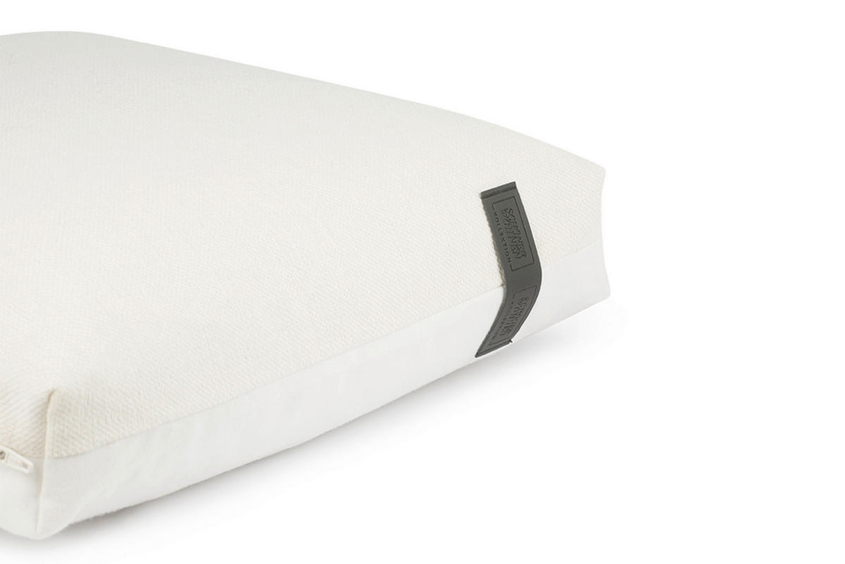 KISSENHÜLLE SW-Solo 38/38 cm  - Weiss/Champagner, Basics, Textil (38/38cm) - Schöner Wohnen