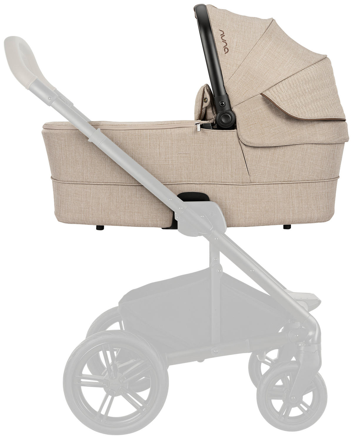 LIEGEWANNE Mixx Next  - Beige/Grauweiß, Basics, Kunststoff (43/63/90cm) - Nuna