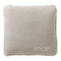 KISSENHÜLLE Uni Doubleface 50/50 cm  - Beige/Weiß, Design, Textil (50/50cm) - Joop!