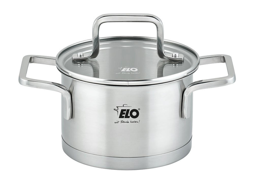 FLEISCHTOPF Topas 1,2 L  - Transparent/Silberfarben, Basics, Glas/Metall (14cm) - ELO