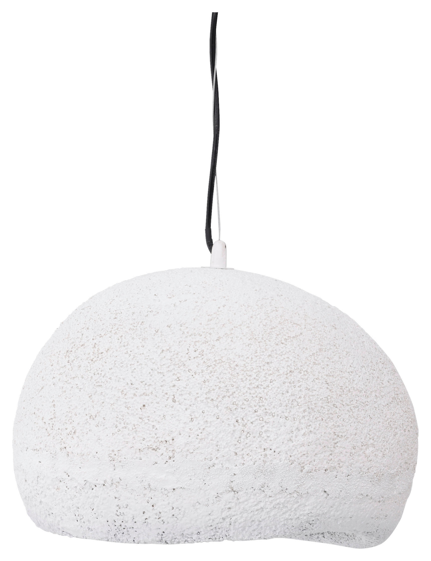 HÄNGELEUCHTE 40/26/40 cm   - Weiß, Basics, Naturmaterialien (40/26/40cm) - P & B