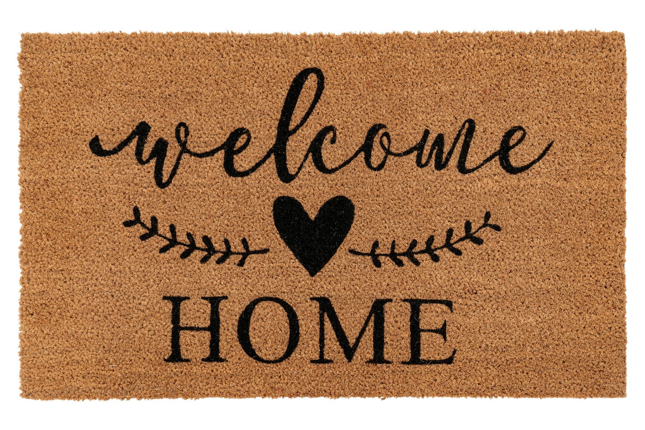 FUßMATTE 40/60 cm  - Hellbraun, Basics, Textil (40/60cm) - Kayoom