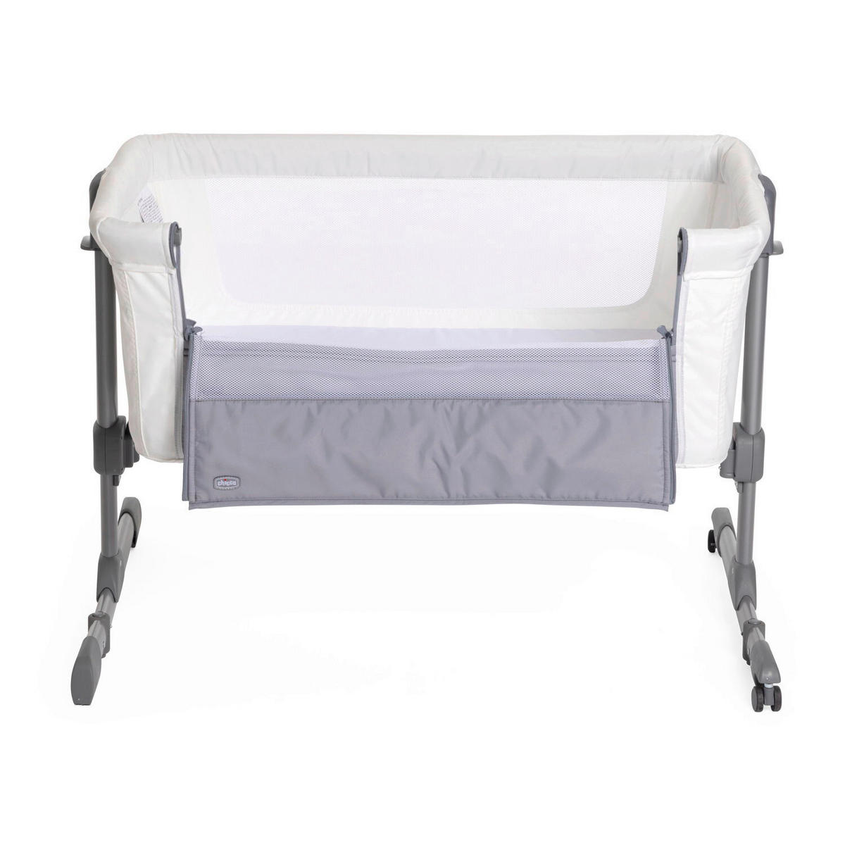 BEISTELLBETT Next2Me  - Grau, Basics, Textil/Metall (98/65/80/70,5cm) - Chicco