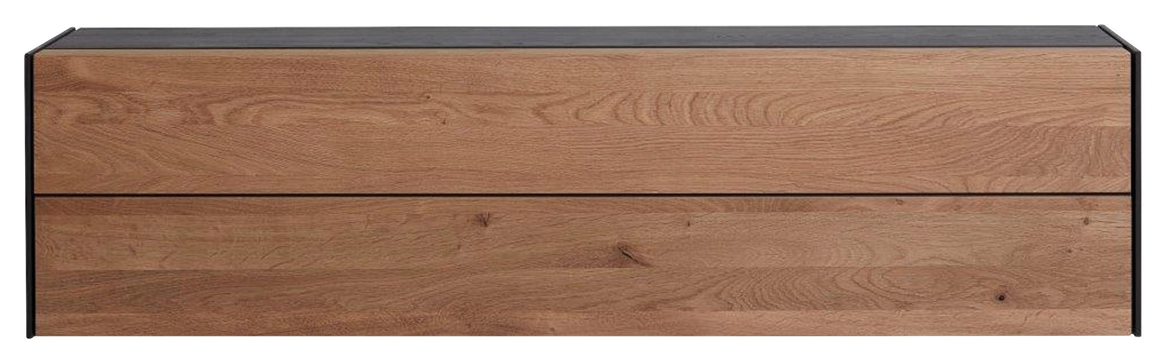 HÄNGEELEMENT Anthrazit, Eichefarben  136/35/39 cm  - Eichefarben/Anthrazit, KONVENTIONELL, Holz (136/35/39cm) - Schöner Wohnen