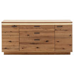 SIDEBOARD Eichefarben  180/84/44 cm  - Eichefarben/Anthrazit, Natur, Holz/Holzwerkstoff (180/84/44cm) - Linea Natura