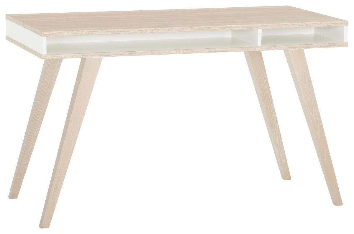 JUGENDSCHREIBTISCH 120/60/75 cm  - Eichefarben/Weiß, Design, Holzwerkstoff (120/60/75cm) - Livetastic