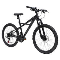 MOUNTAINBIKE 24 Zoll Kinder  - Schwarz, Basics, Metall (68/91/162,5cm)