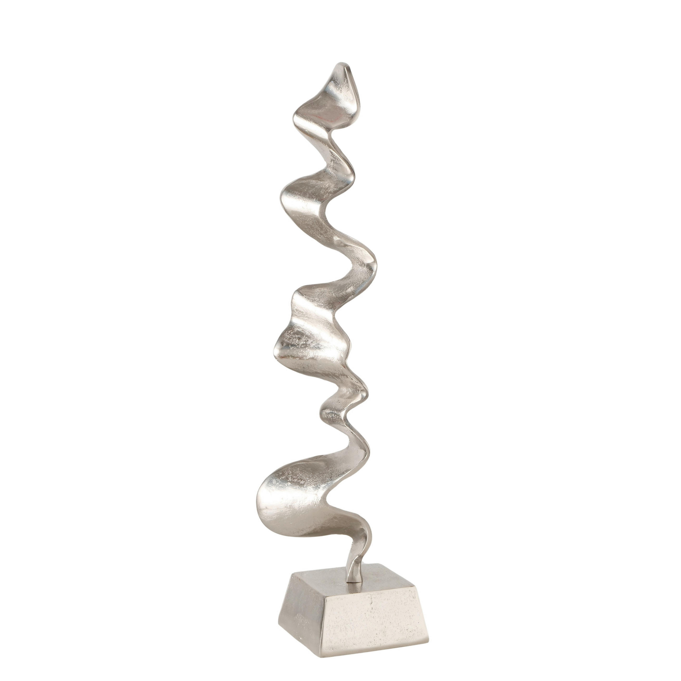 SKULPTUR - Silberfarben, Basics, Kunststoff (12/14/60cm)
