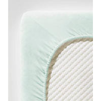 SPANNBETTTUCH Jenny C Single-Jersey  - Jadegrün, Basics, Textil (120/200cm) - Fleuresse
