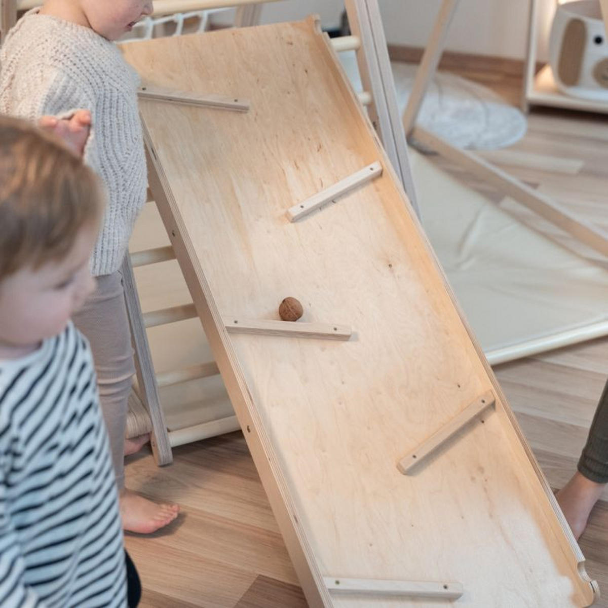 KLETTERGERÜST ZUBEHÖR - Birkefarben, Basics, Holz (112/40/7cm) - CLIFF