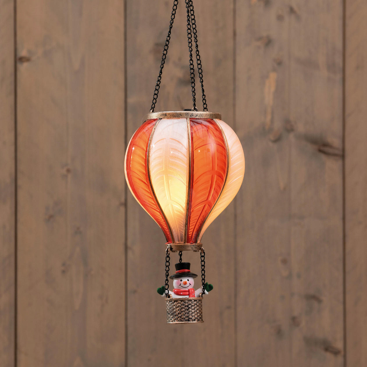 LED-DEKOLEUCHTE 14/25 cm  - Rot/Weiß, Basics, Kunststoff (14/25cm)