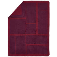 Pătură Pentru Canapea 150/200 cm  - bordo/vișiniu, Basics, textil (150/200cm) - Dieter Knoll