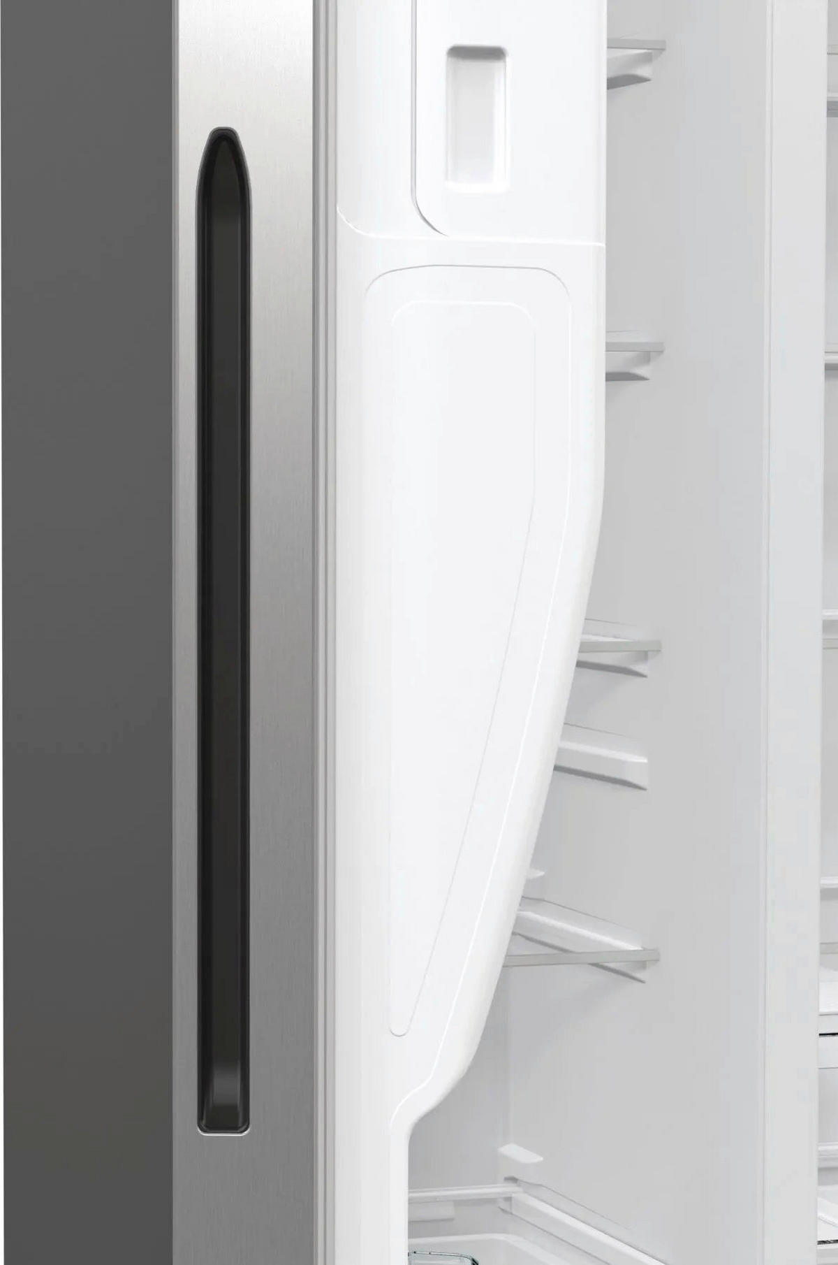 SIDE-BY-SIDE 91,5/178,6/69,8 cm NRR9185ESXL  - Edelstahlfarben, MODERN, Glas/Kunststoff (91,5/178,6/69,8cm) - Gorenje
