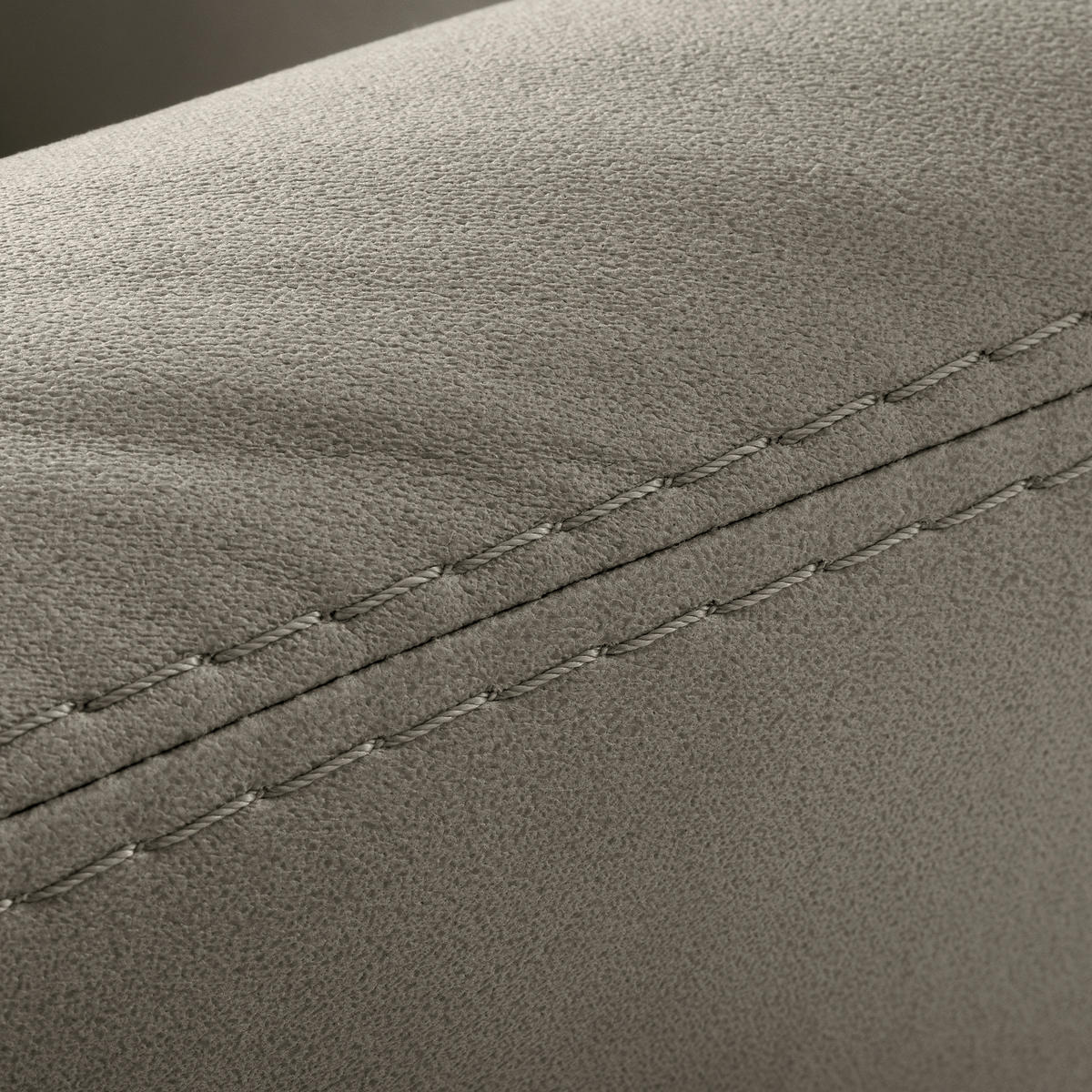 SESSEL Lederlook Grau  - Schwarz/Grau, Design, Textil/Metall (67/87/74cm) - Livetastic