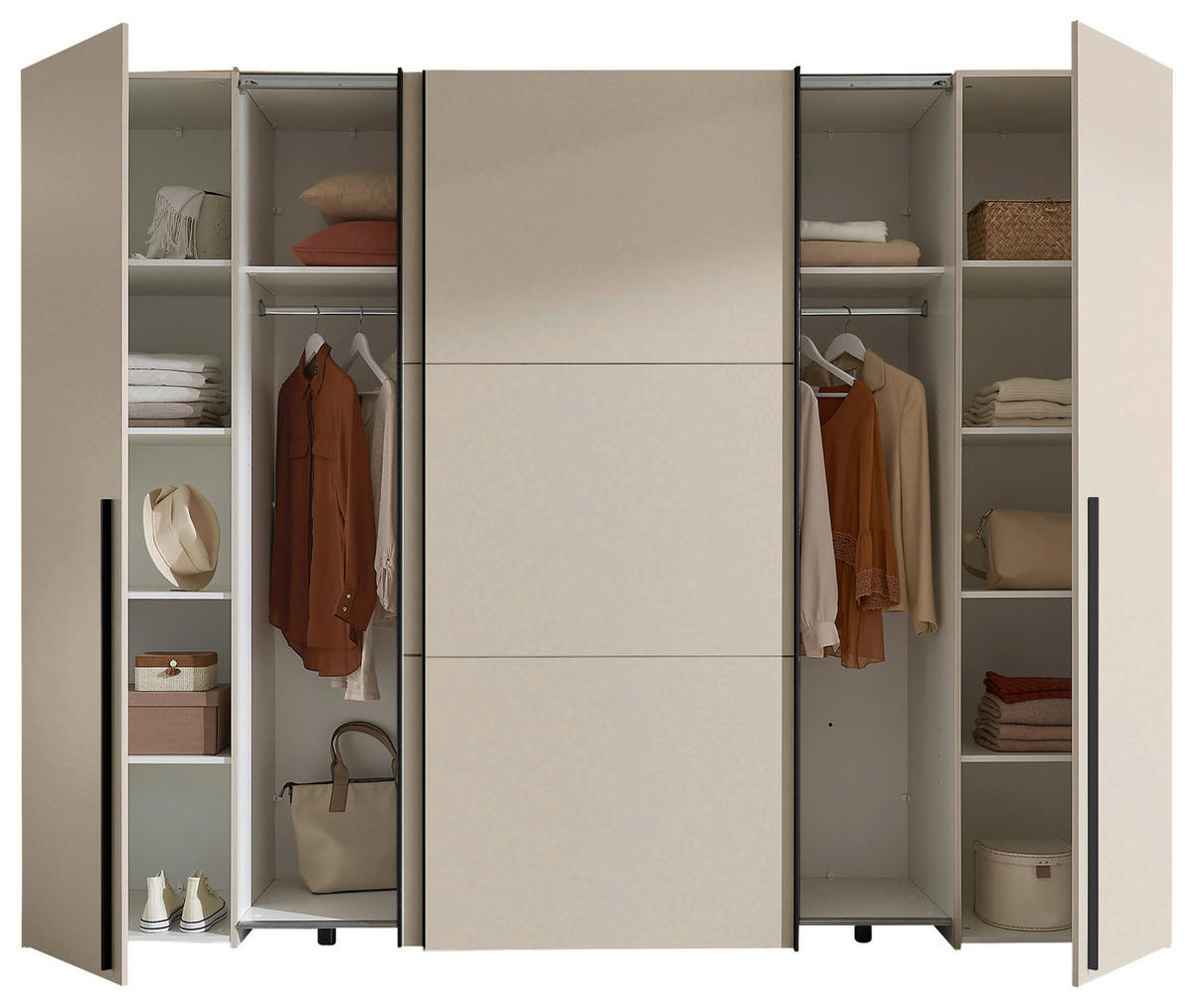 OMARA ZA OBLAČILA,  - Moderno (267/205/57cm) - Hom`in