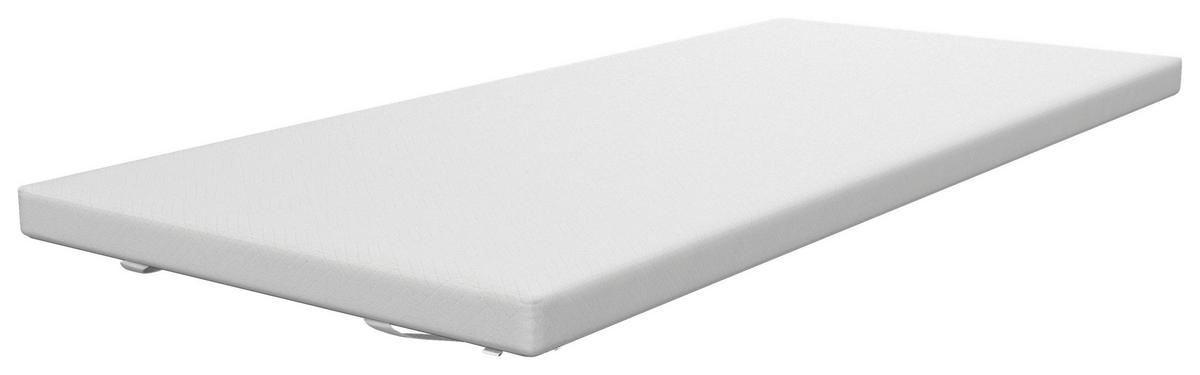 TOPPER 160/200 cm Höhe ca. 5 cm  - Weiß, Basics, Textil (160/200cm) - Chameo