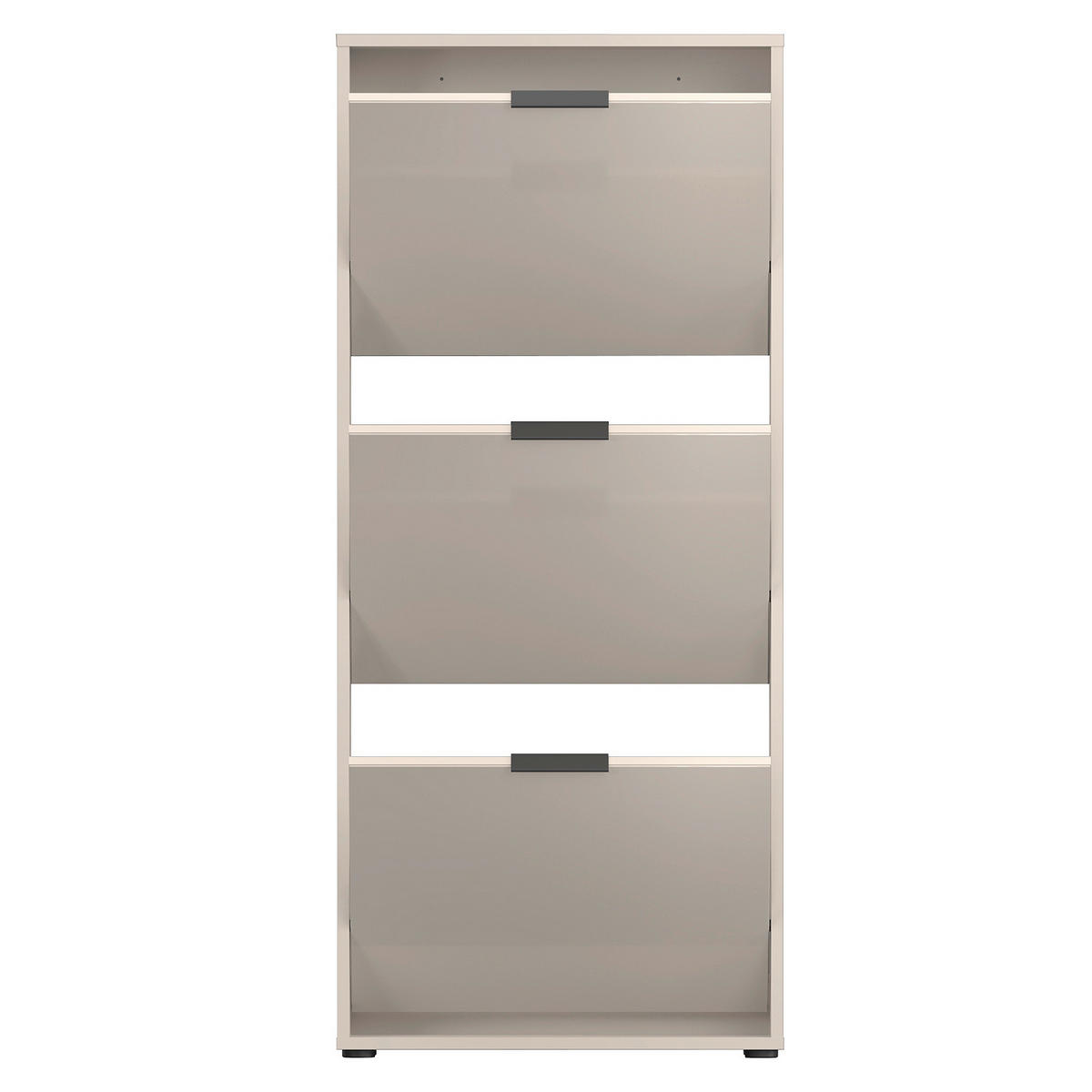 SCHUHKIPPER - Kaschmir/Schwarz, MODERN, Glas/Holzwerkstoff (60/137/17cm) - Boxxx