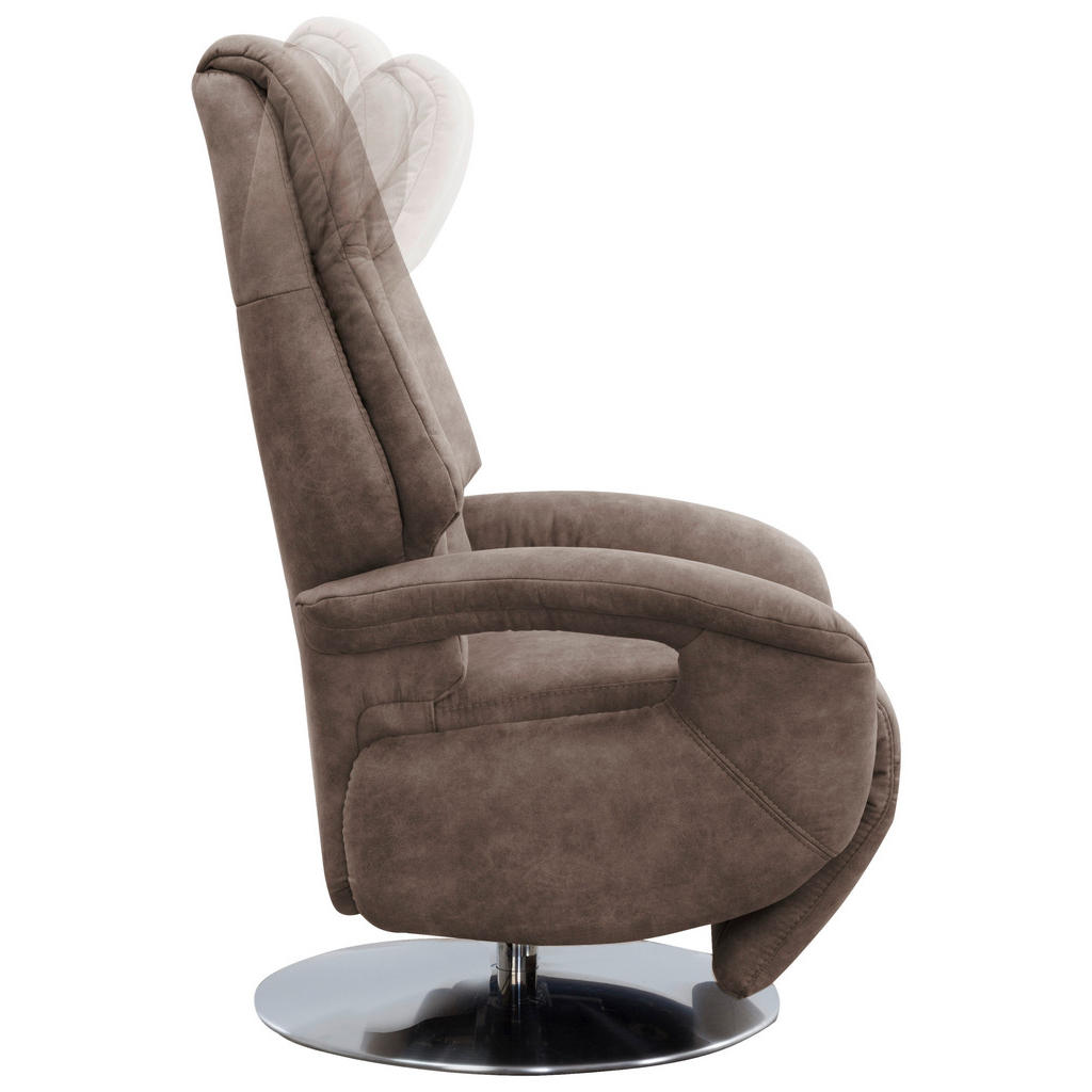 Thumbnail - Sit & More Relaxsessel, Taupe, Textil, 74x111x77 cm, Goldenes M, Oeko-Tex® Standard 100, Made in Europe, DGM-Klimapakt, ...