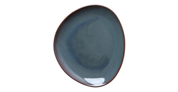 DESSERTTELLER ORGANIC DENIM   21/18,5 cm  - Hellblau, Trend, Keramik (21/18,5cm) - Novel