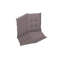 SESSELAUFLAGENSET Uni  - Taupe, Basics, Textil (50/7/110cm)
