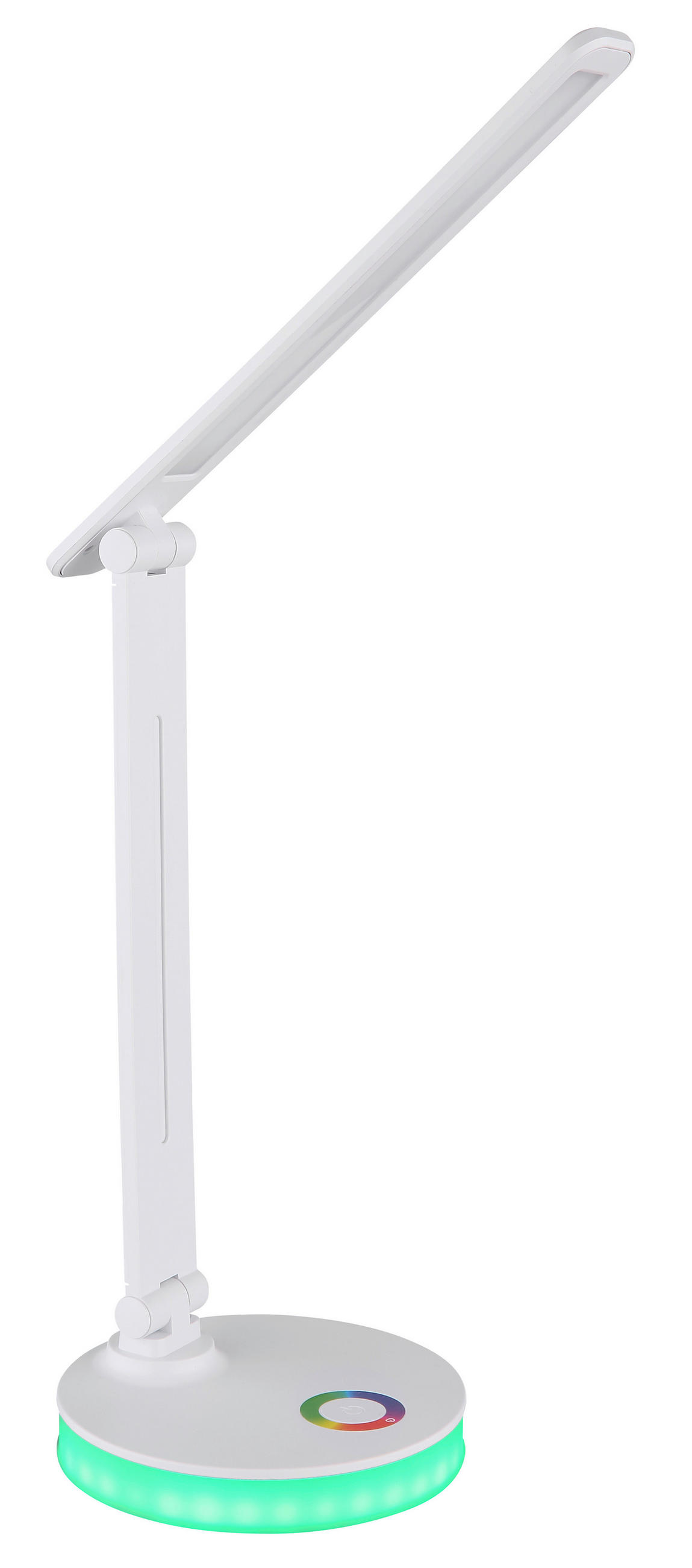 LED-SCHREIBTISCHLEUCHTE 28/15/50 cm   - Opal/Weiß, Design, Kunststoff (28/15/50cm) - Globo