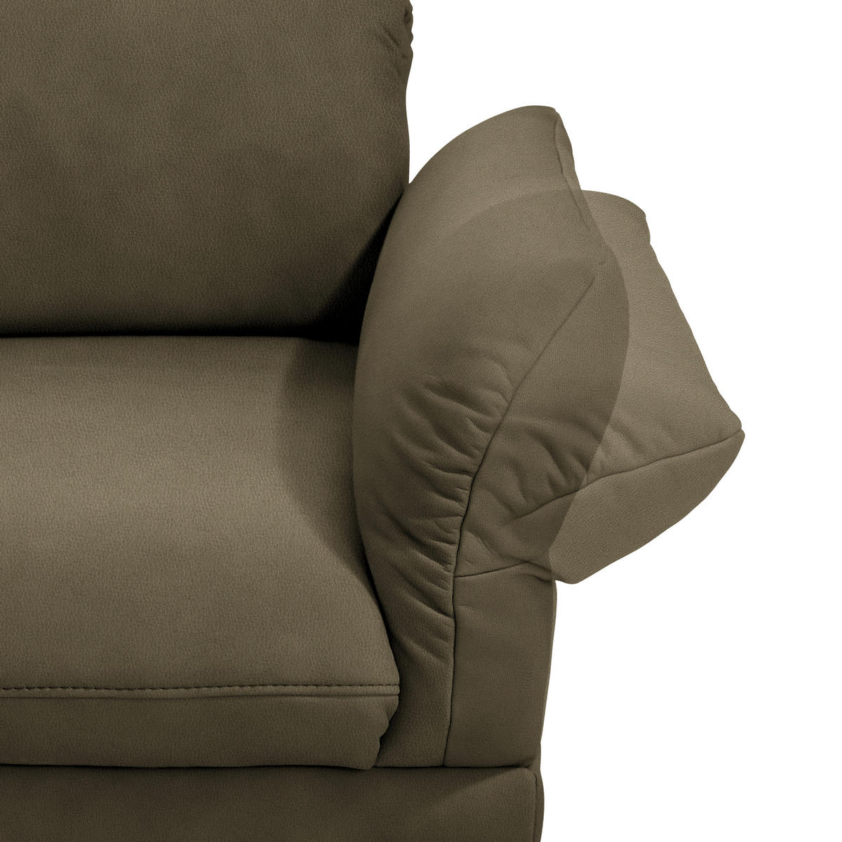 ECKSOFA in Echtleder Grün  173/308 cm  - Anthrazit/Grün, Design, Leder/Metall (173/308cm) - Joop!