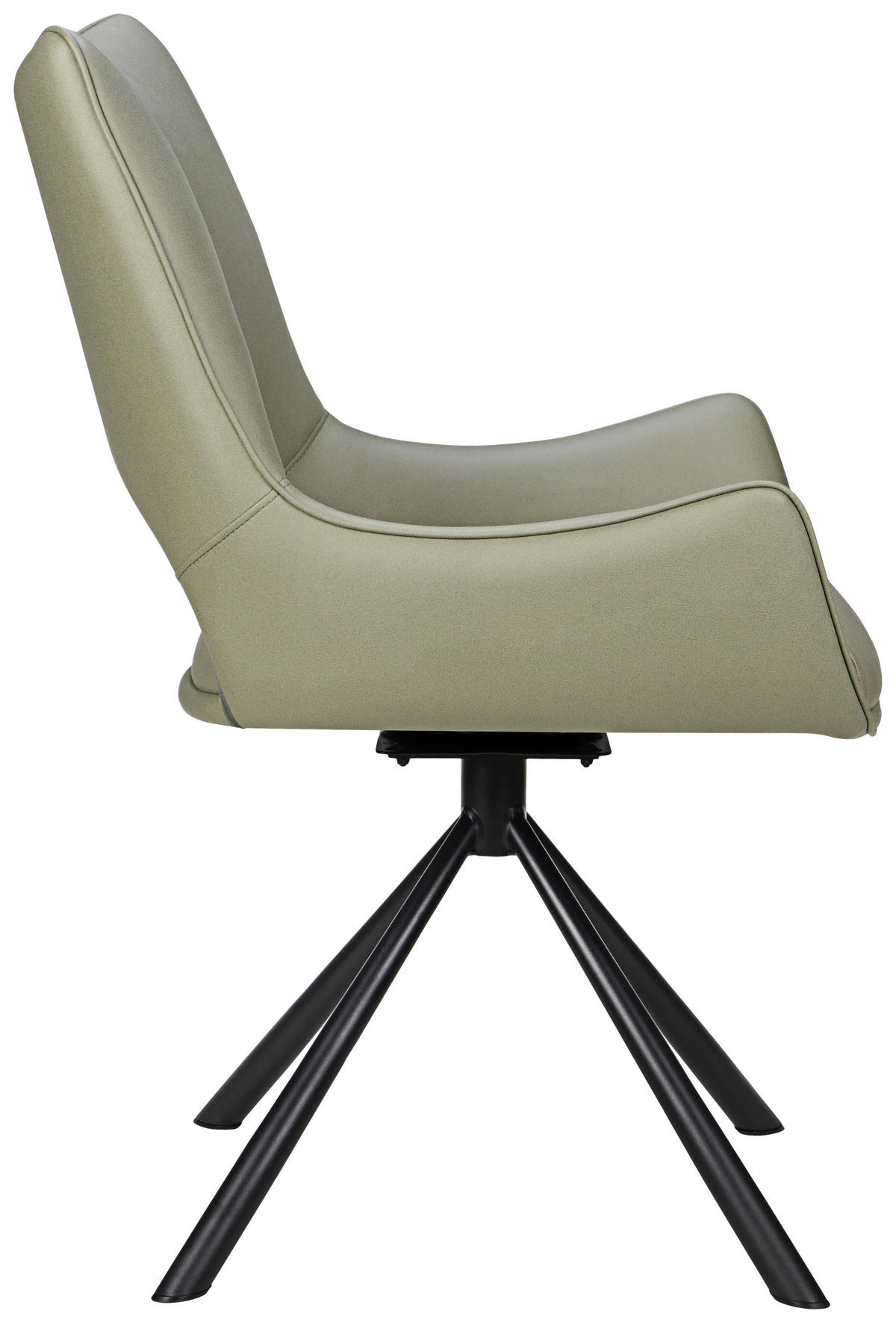 STUHL - Schwarz/Grün, Design, Textil/Metall (57/88,5/62cm) - Carryhome