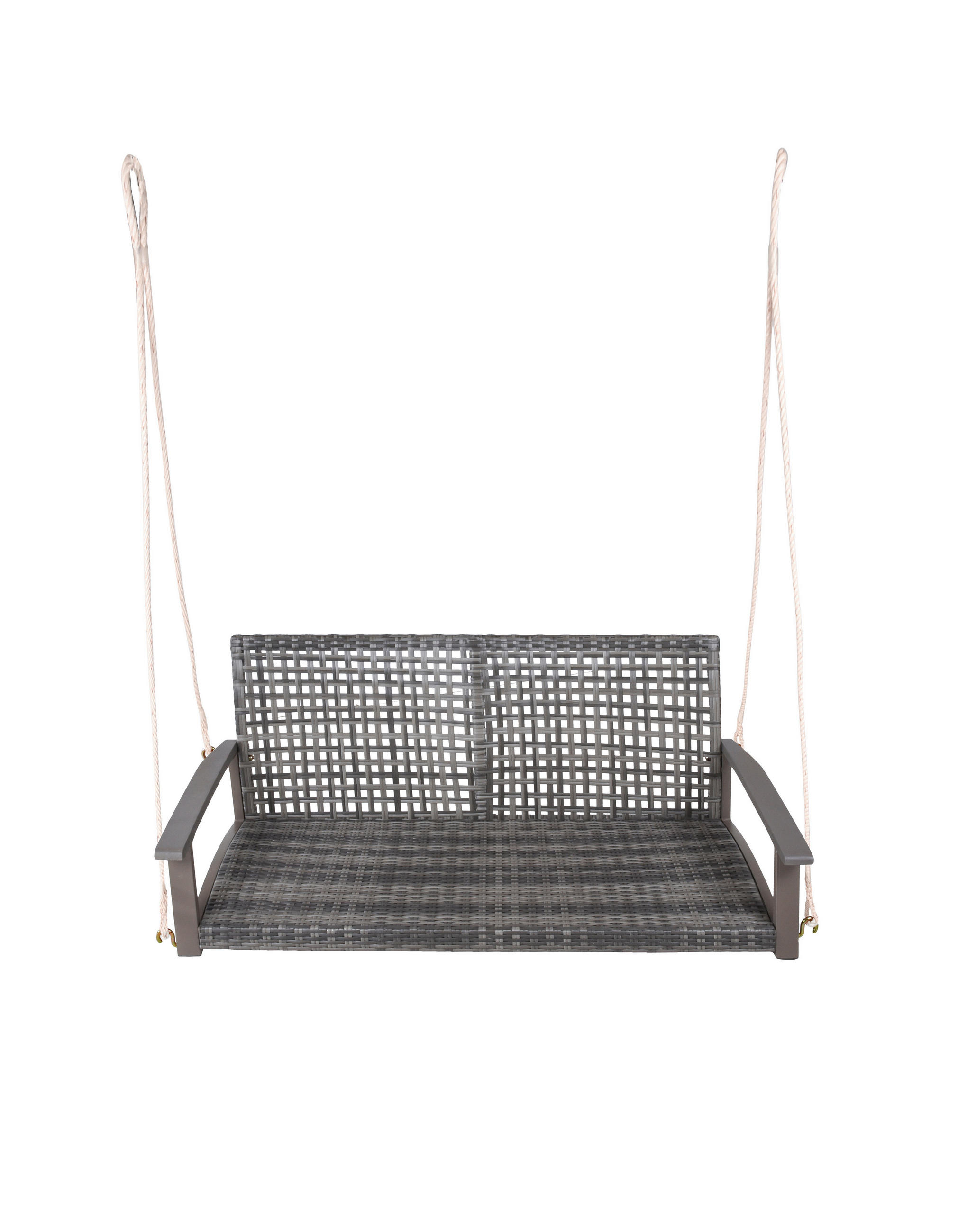 HÄNGEBANK 120/79/57 cm  - Akaziefarben/Grau, Basics, Holz/Kunststoff (120/79/57cm) - Gardenson