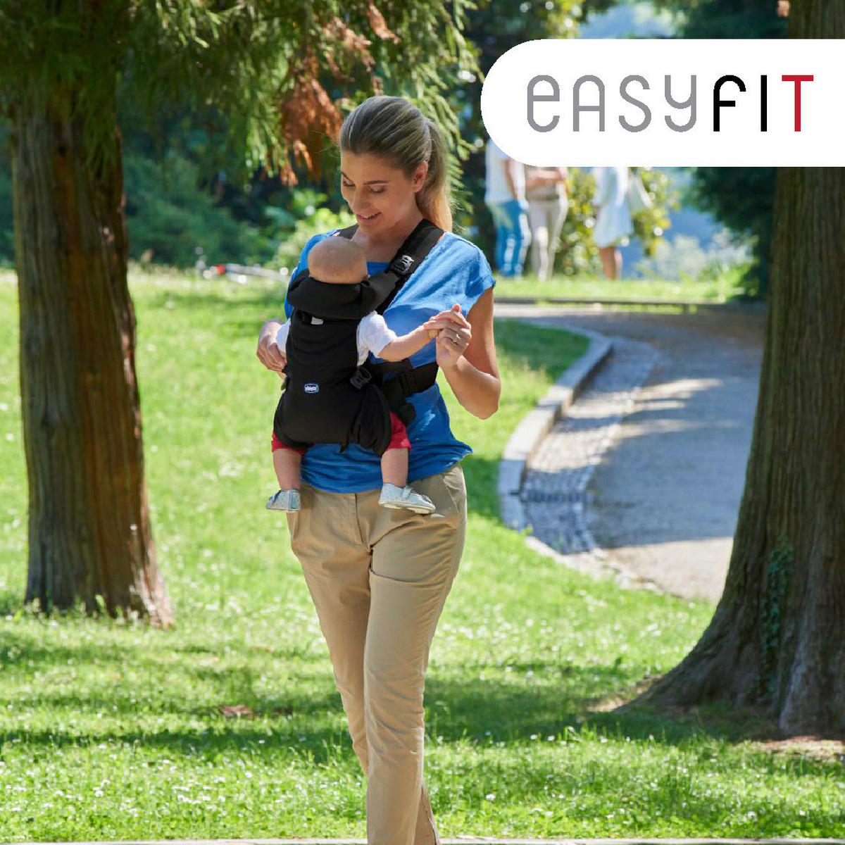 BABYTRAGE Easy Fit  - Schwarz, Basics, Textil (33/55cm) - Chicco