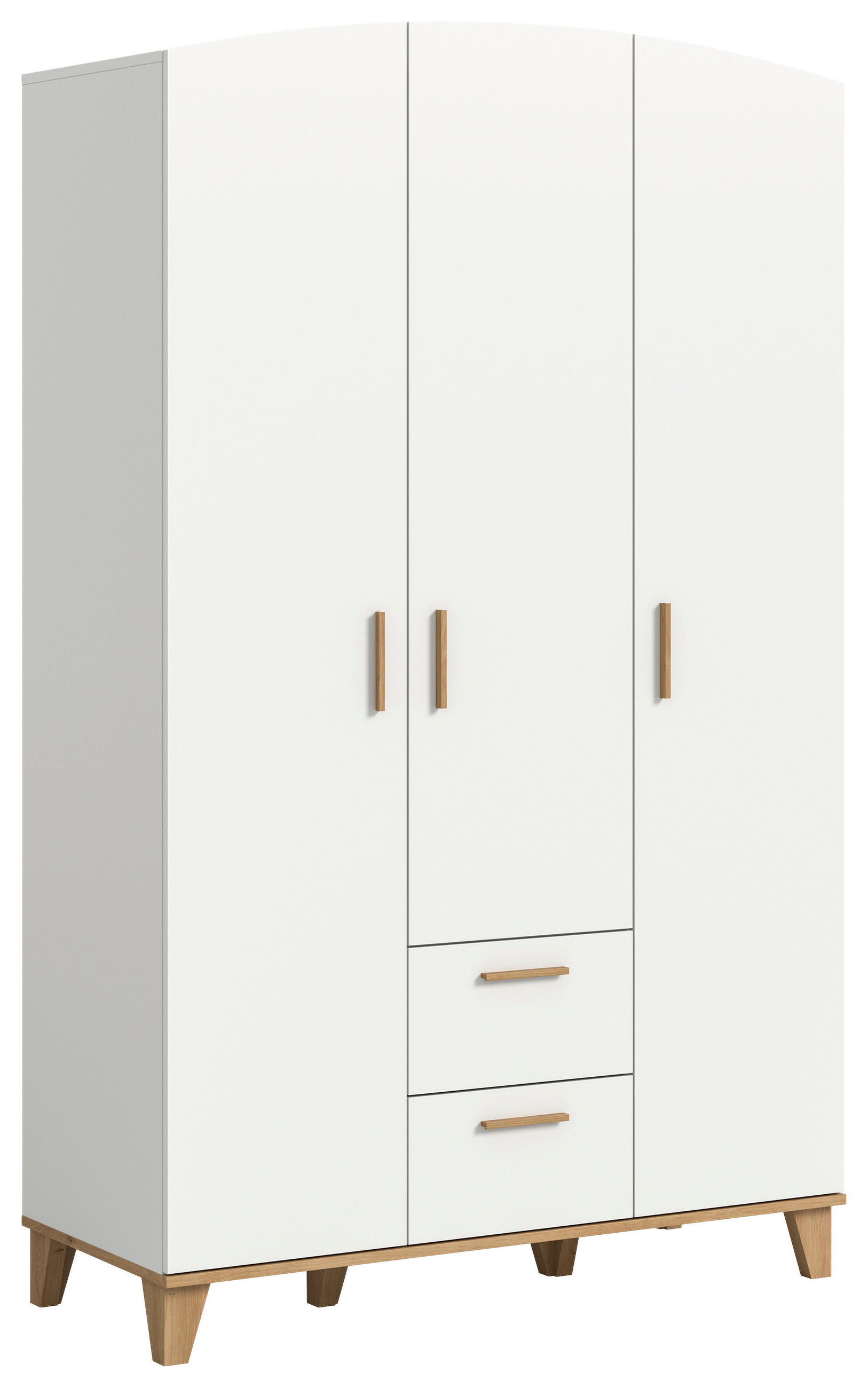 Dulap Cu Uși Rotative, alb, stejar Artisan