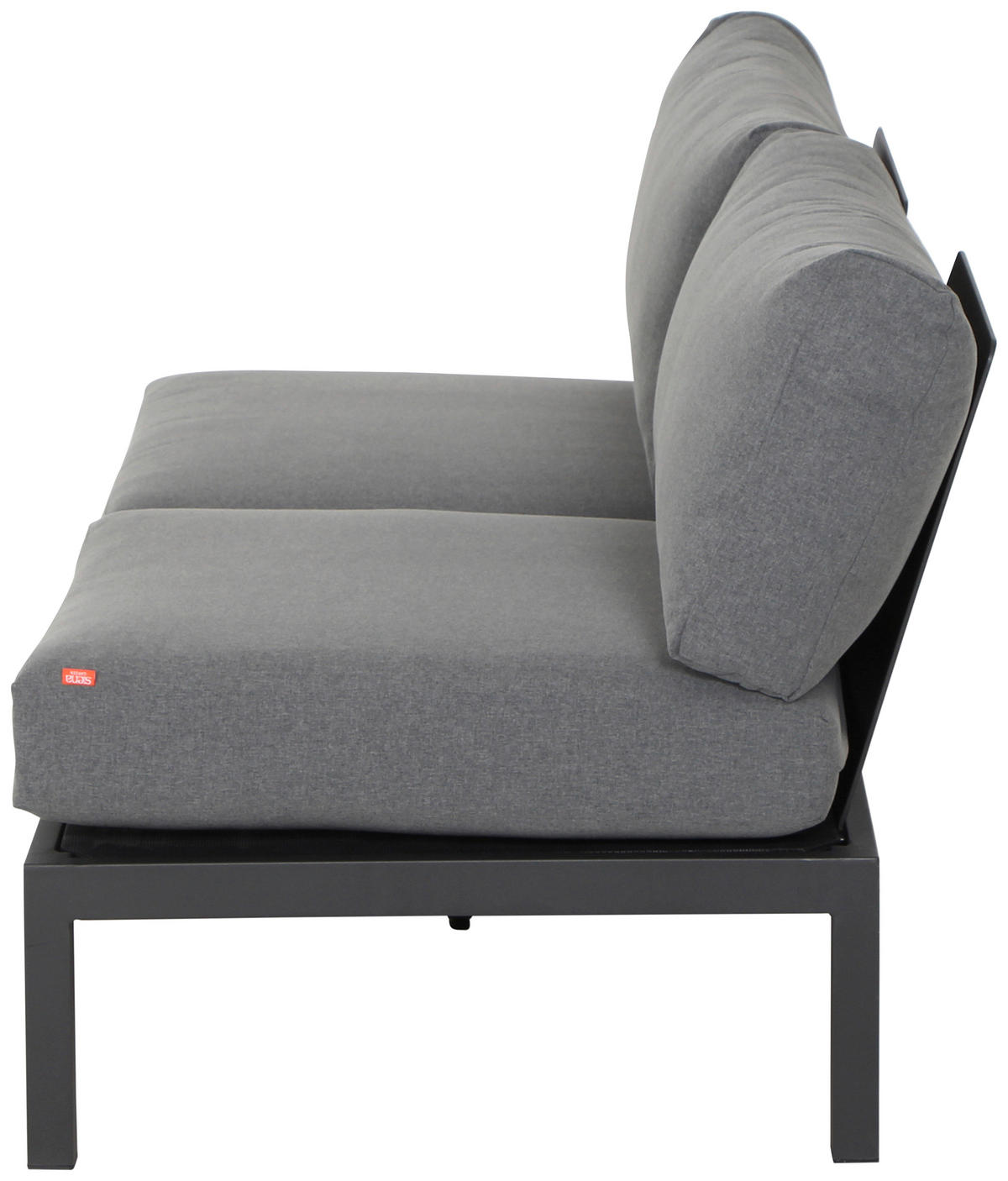 LOUNGESOFA  - Anthrazit/Grau, MODERN, Holz/Textil (172/70/84cm) - Siena Garden