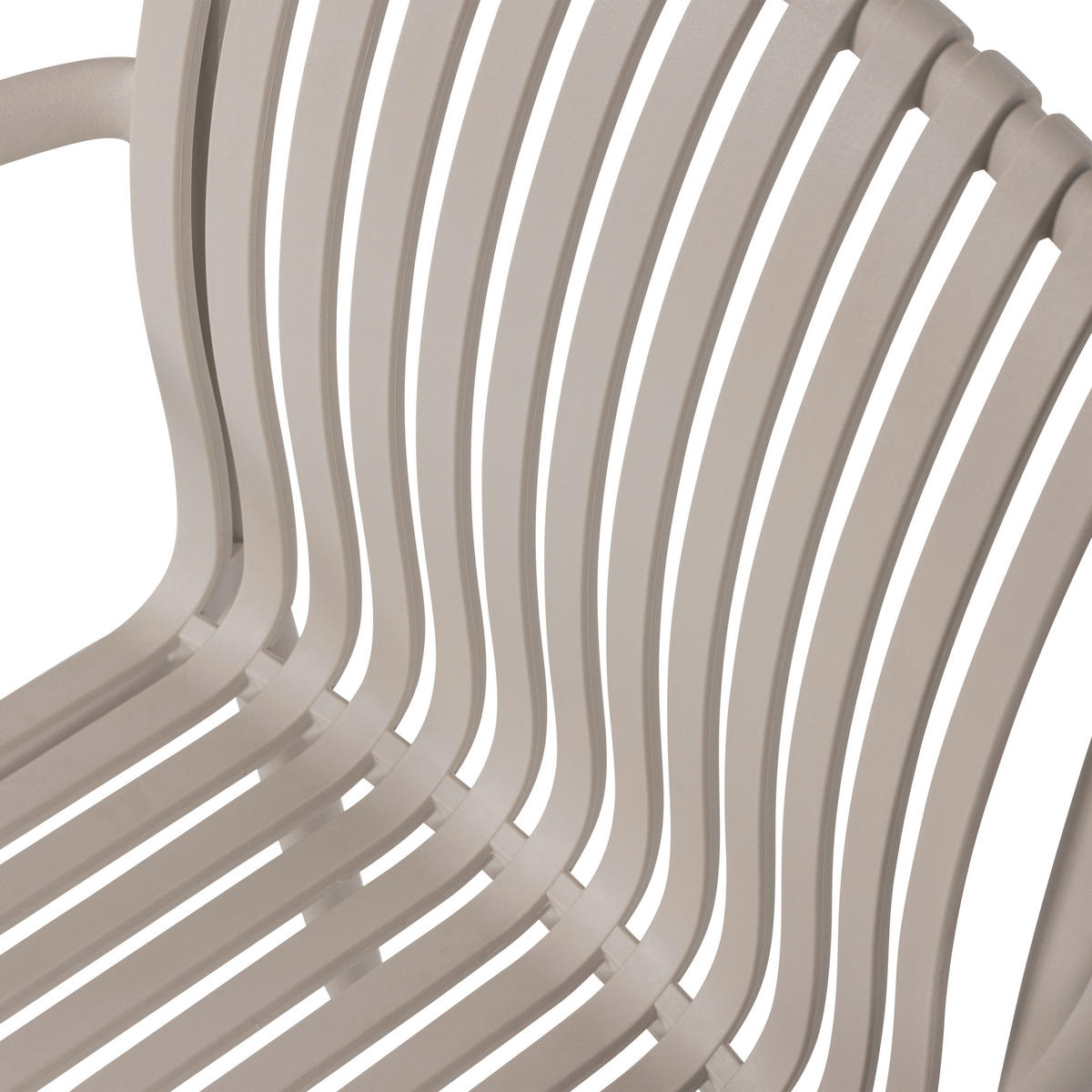 GARTENSTUHL-SET Sandfarben  - Sandfarben, MODERN, Kunststoff (56/84/57cm) - Livetastic