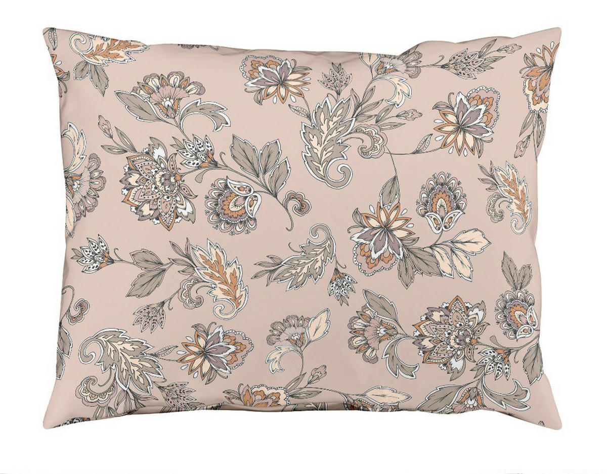 POSTELJINA 140/200 cm  MODERN GARDEN B  - sivo-smeđa/ružičasto zlatna, Konvencionalno, tekstil (140/200cm) - Fleuresse