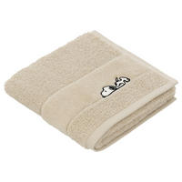 GÄSTETUCHSET Sleepy Snoopy Beige 2-teilig 30/50 cm  - Beige, Basics, Textil (30/50cm) - Vossen
