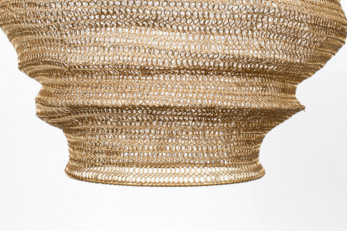 HÄNGELEUCHTE PENDANT LAMP LENA M BRASS - Messingfarben, Design, Metall (37/155cm) - Zuiver