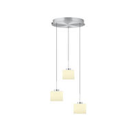 LED-HÄNGELEUCHTE ABBY 40/150 cm   - Alufarben, Design, Metall (40/150cm) - Hell