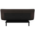 SCHLAFSOFA  in Mikrofaser Braun  - Schwarz/Braun, KONVENTIONELL, Holz/Textil (197/85/92cm) - Carryhome
