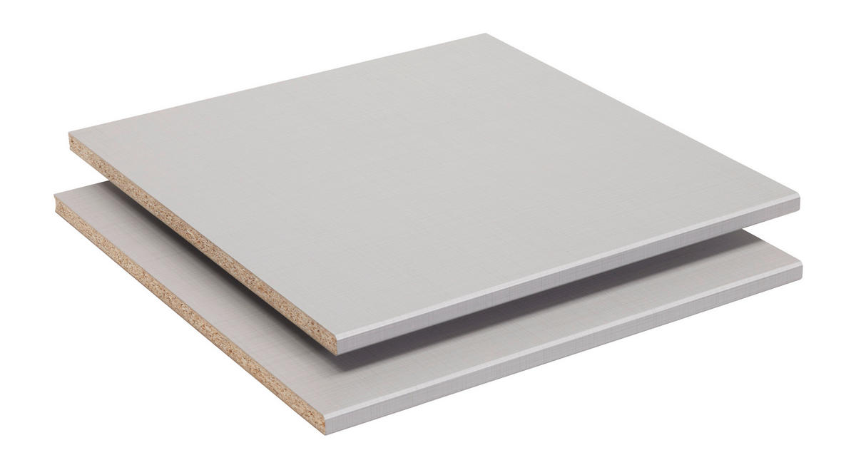 EINLEGEBODENSET 48/2/50 cm  - Grau, Design, Holzwerkstoff (48/2/50cm) - Carryhome