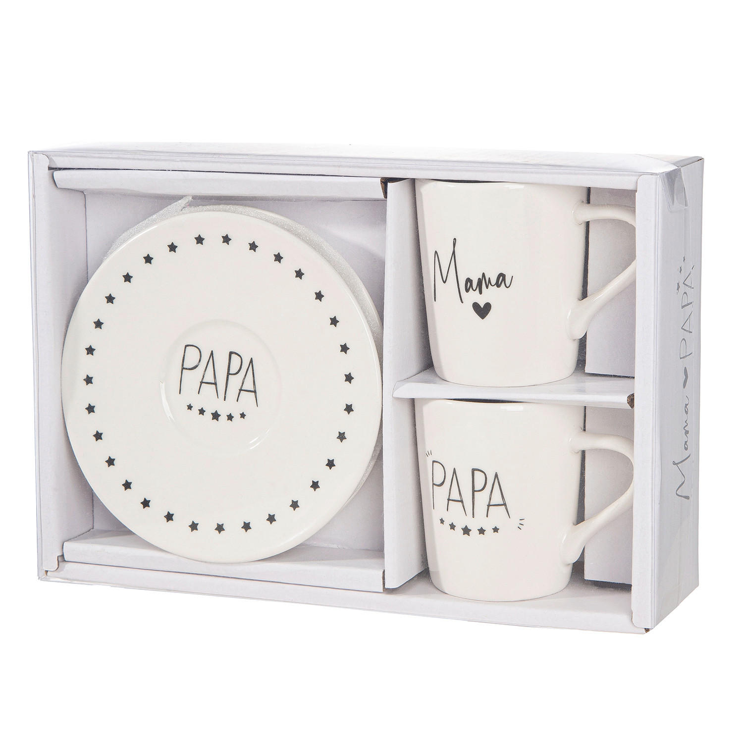 ESPRESSOTASSE MIT UNTERTASSE 100 ml  - Weiß, LIFESTYLE, Keramik (11,5/7,5/11,5cm)