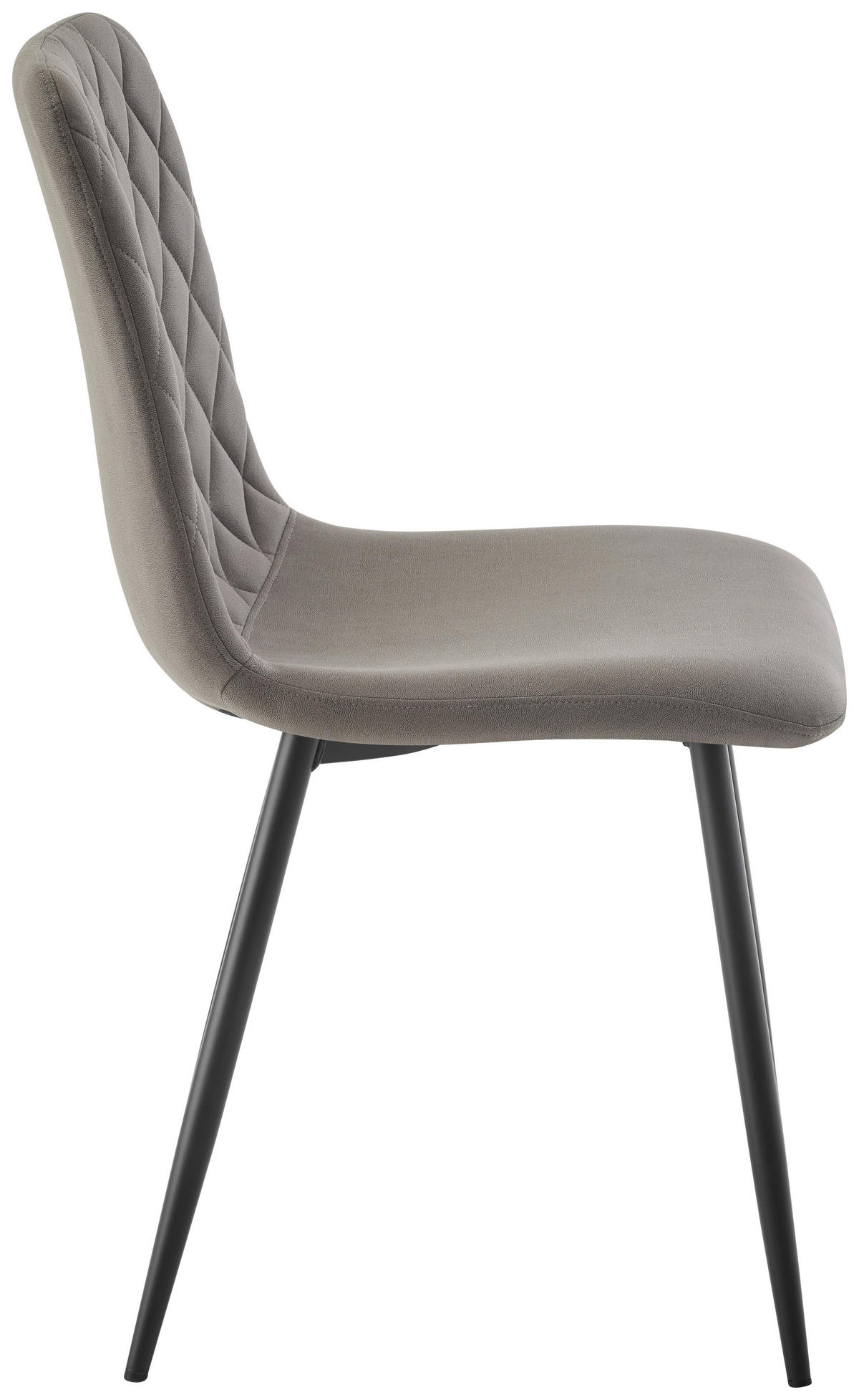 STOL, kovina, tekstil rjava  - črna/rjava, Design, kovina/tekstil (45/87/55,5cm) - Stylife