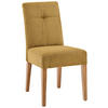 STUHL Cord Eichefarben, Currygelb Eiche massiv  - Currygelb/Eichefarben, KONVENTIONELL, Holz/Textil (47,5/91,5/63cm) - home24