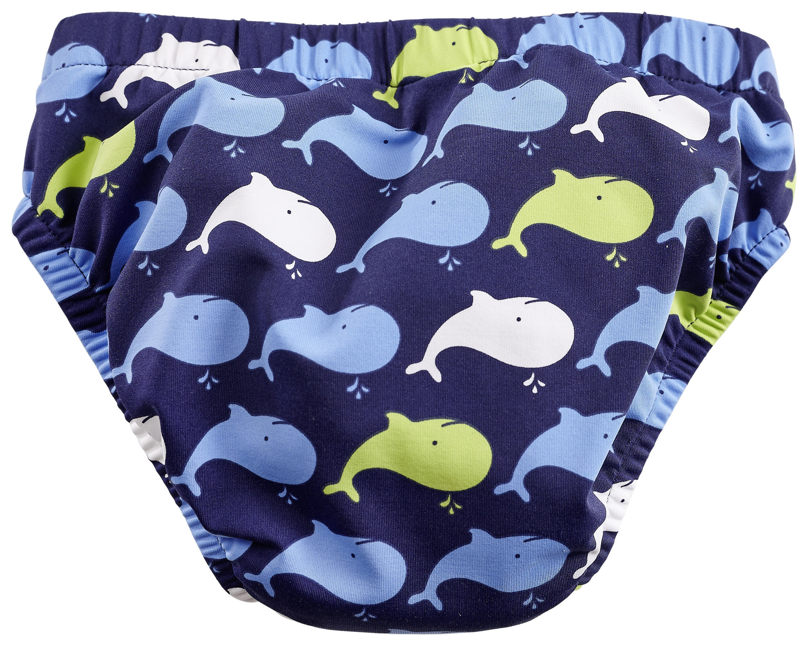 BADEWINDEL - Blau/Weiß, Basics, Textil (62/68null) - My Baby Lou