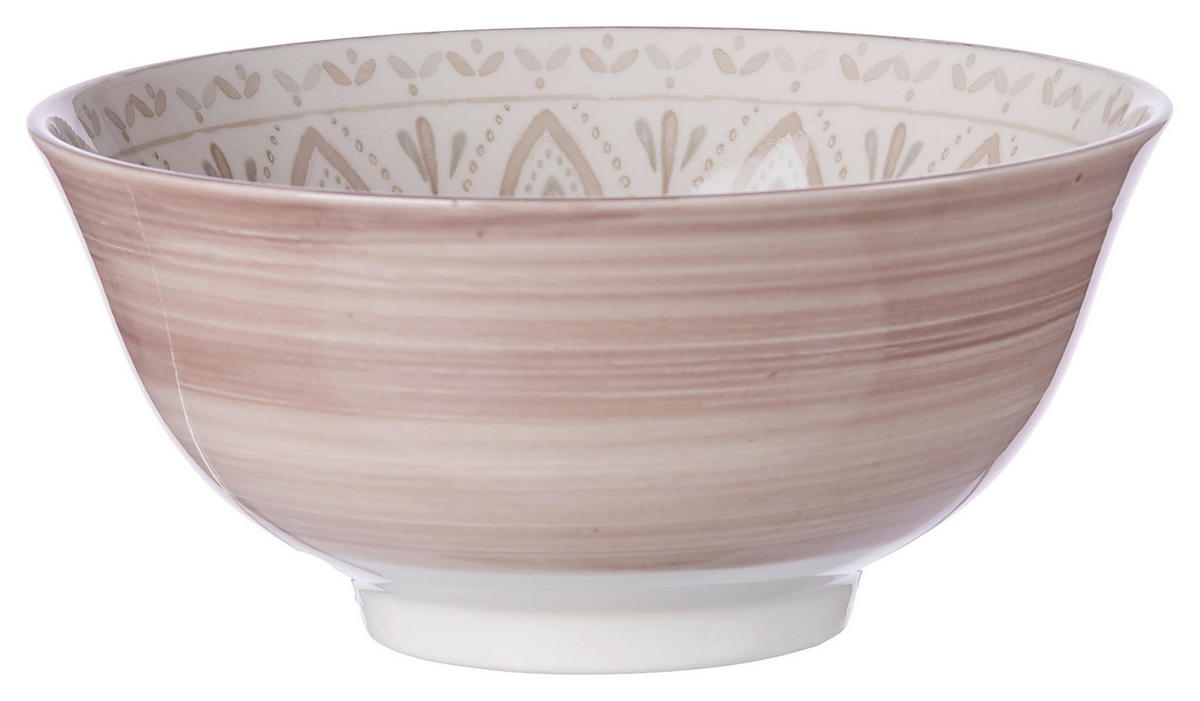 MÜSLISCHALE Valencia 15,5 cm  - Creme/Braun, KONVENTIONELL, Keramik (15,5cm) - Ritzenhoff Breker