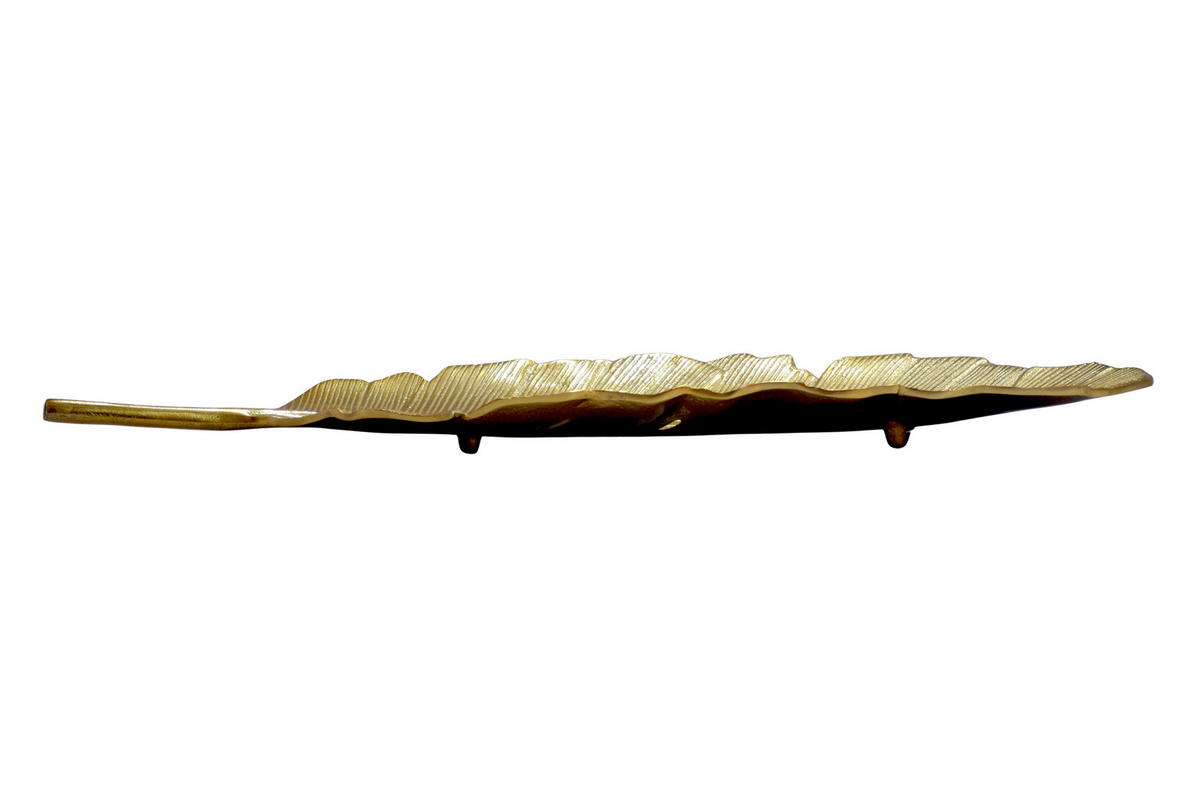 DEKORSKÅL    - guldfärgad, Design, metall (60/18/4cm) - Livetastic