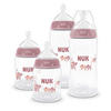 FLÄSCHCHENSET First Choice 4-teilig  - Pink, Basics, Kunststoff (13/13/18,7cm) - NUK