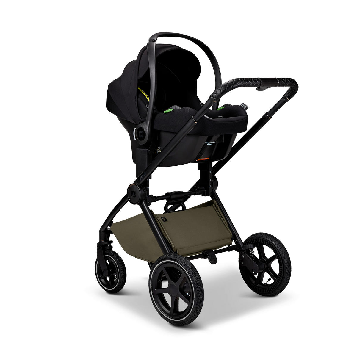 KOMBIKINDERWAGEN  Gio 2.0  Moss  - Olivgrün, Basics (84/61/114cm) - Moon